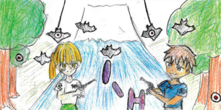 中1H Let' hit & shoting 　～富士山の冒険～